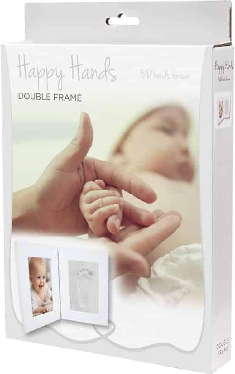 Happy Hands Double Frame White