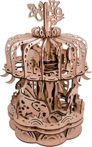 Mr. Playwood Modelbouwset Carousel 25 X 25 X 32 Cm Hout 137-delig