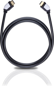 HDMI Aansluitkabel [1x HDMI-stekker - 1x HDMI-stekker] 1.70 m Zwart Oehlbach Shape Magic