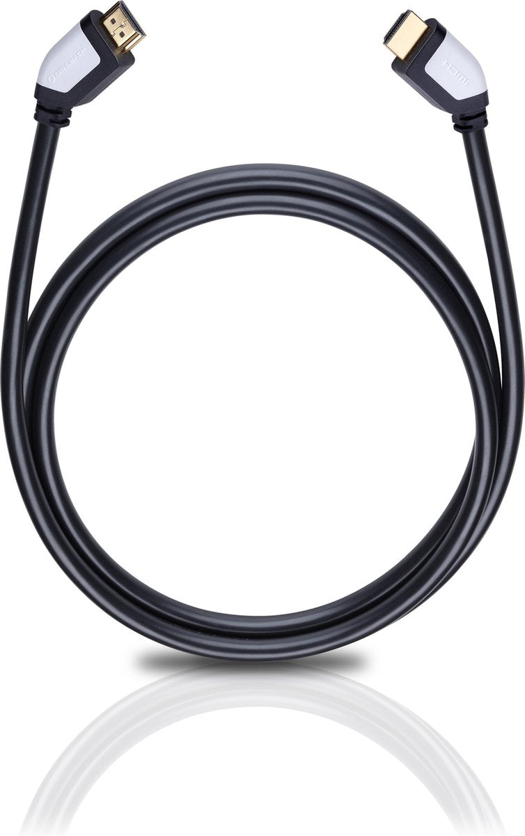 HDMI Aansluitkabel [1x HDMI-stekker - 1x HDMI-stekker] 1.70 m Zwart Oehlbach Shape Magic