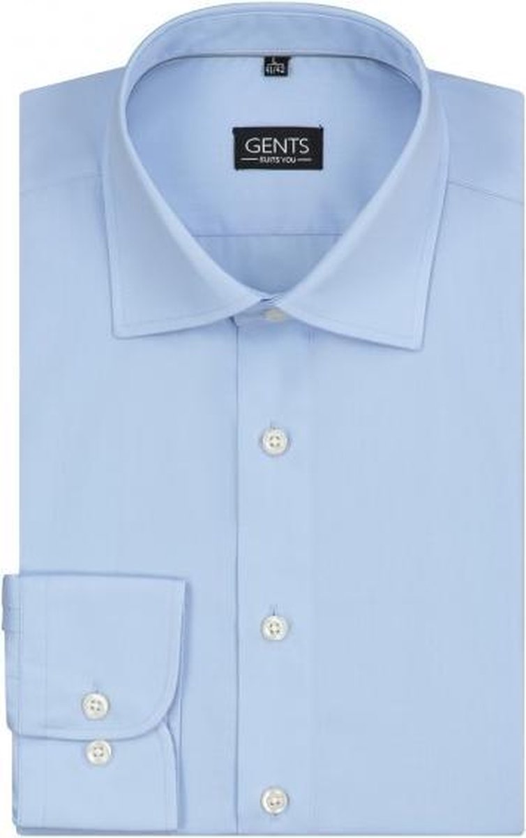 GENTS |  Overhemd Heren Volwassenen NOS Lichtblauw 0011 Maat XS 35/36
