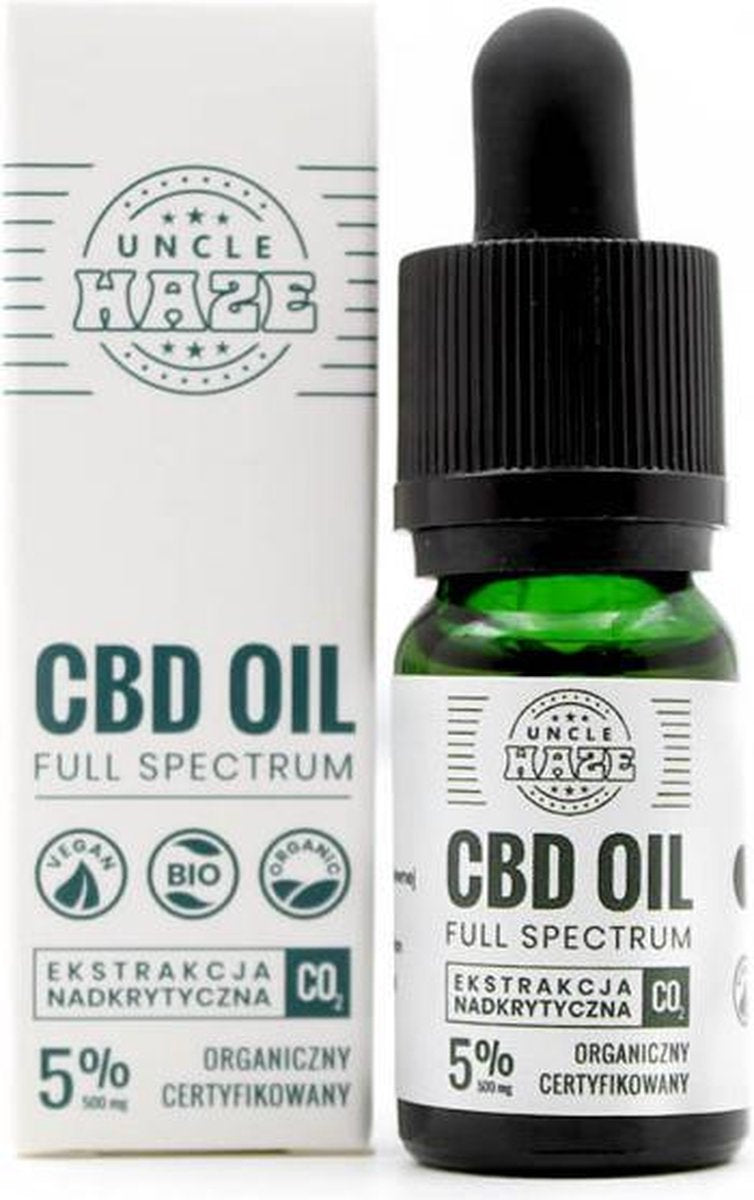 CBD Olie 5% 500mg Full Spectrum Uncle Haze