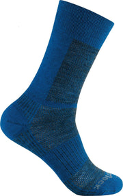 Wrightsock Coolmesh Merino Crew - Electric blue / grijs - M (37