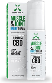 Muscle & Joint Relief Cream 150 MG - 30gr - CBD products - transparent - Discreet verpakt en bezorgd