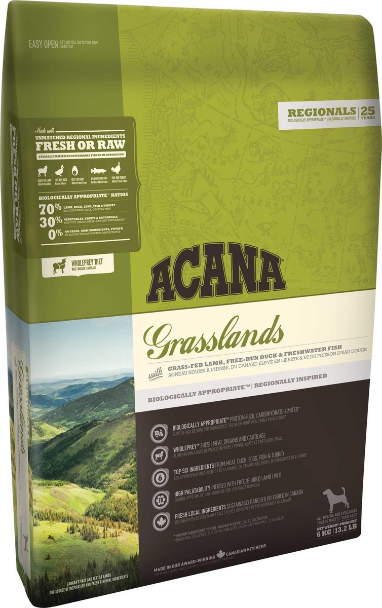 2 kg Acana regionals grasslands dog hondenvoer