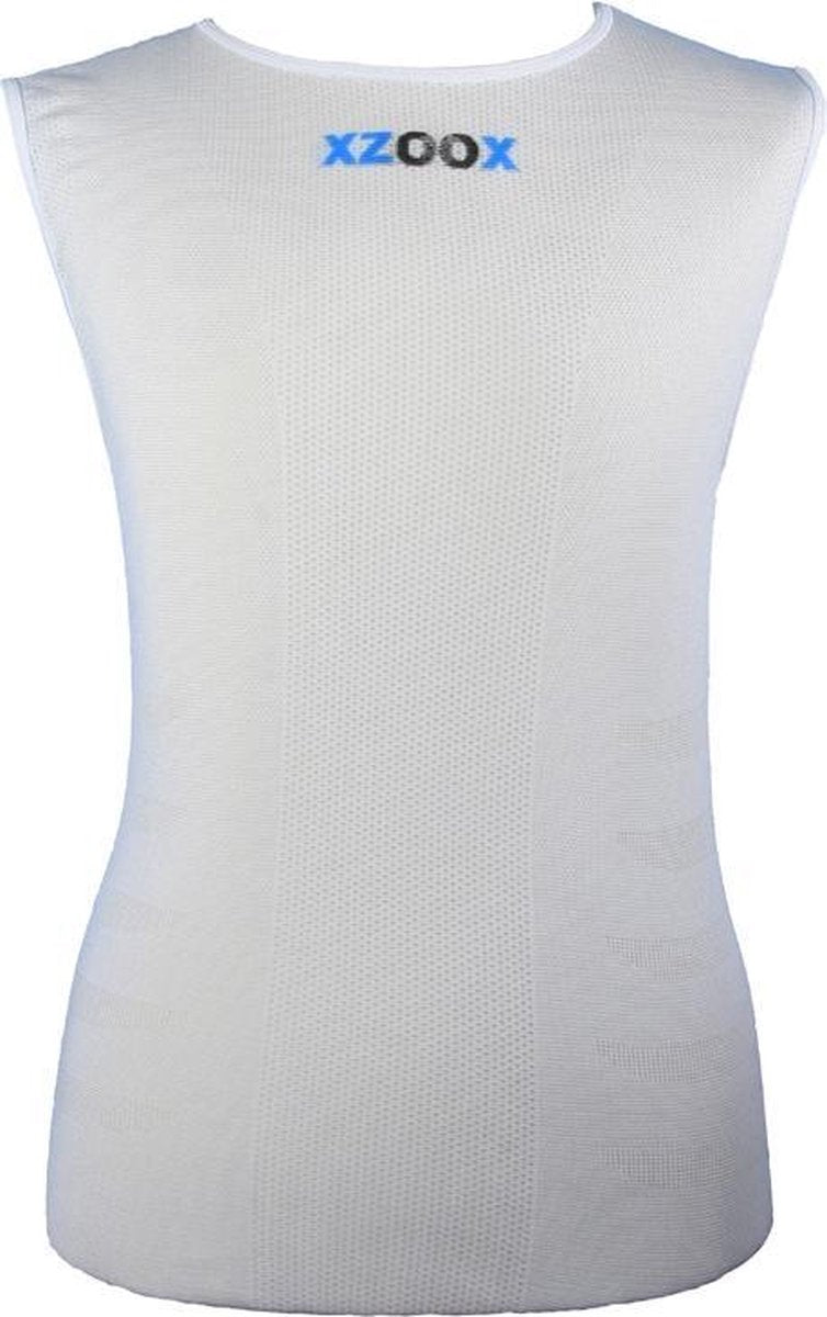 Xzoox Thermoshirt Mouwloos Wit Maat: S-M