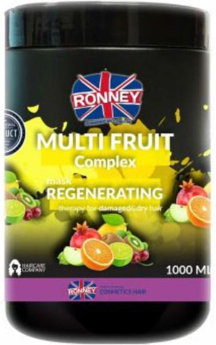 Ronney - Multi Fruit Complex Professional Mask Regenerating owocowa regenerująca maska do włosów 1000ml