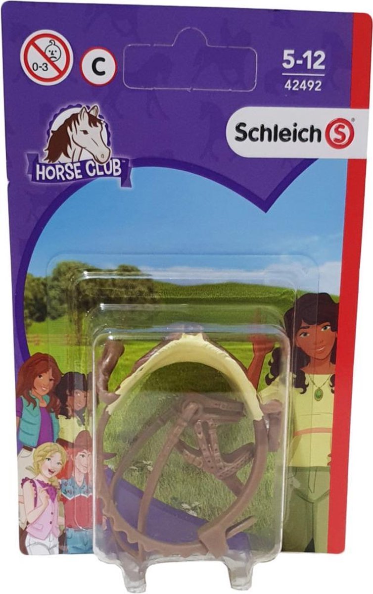 Schleich Zadel en teugel Sarah en Mystery 42492 - Accessoire - Horse Club - 5 x 14 x 9 cm
