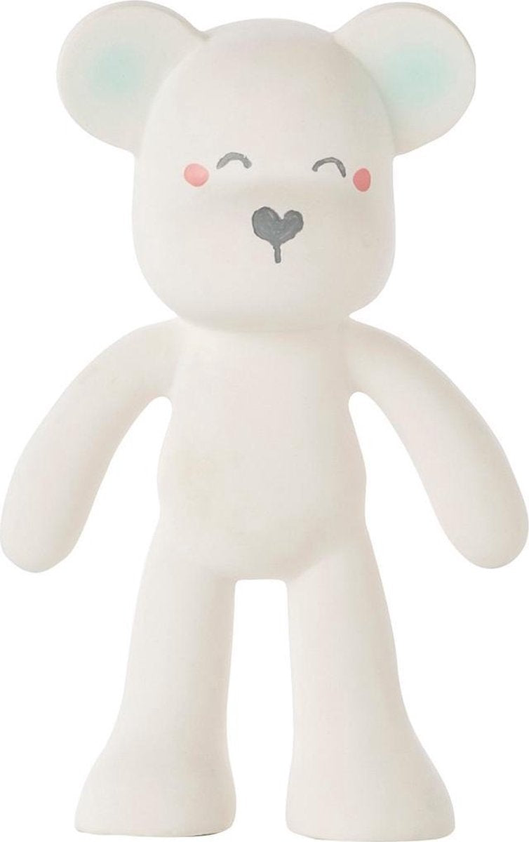 Saro Bijt- En Badspeelgoed Hond 12 Cm Wit