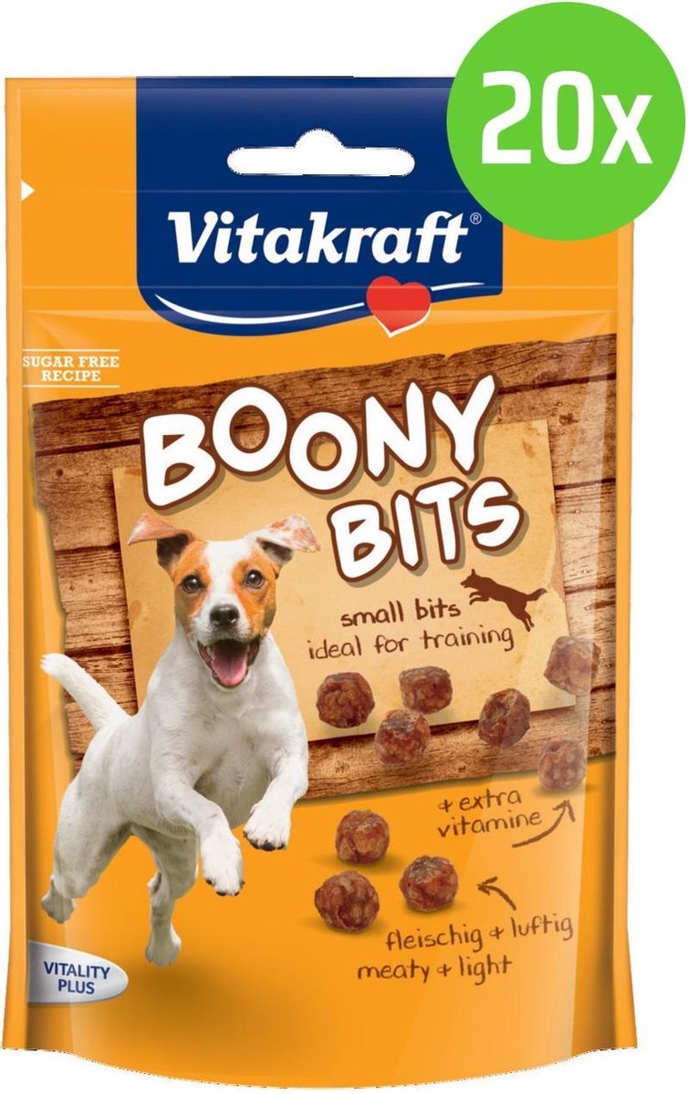 Vitakraft Boony Bits 55 gram - 20 verpakkingen