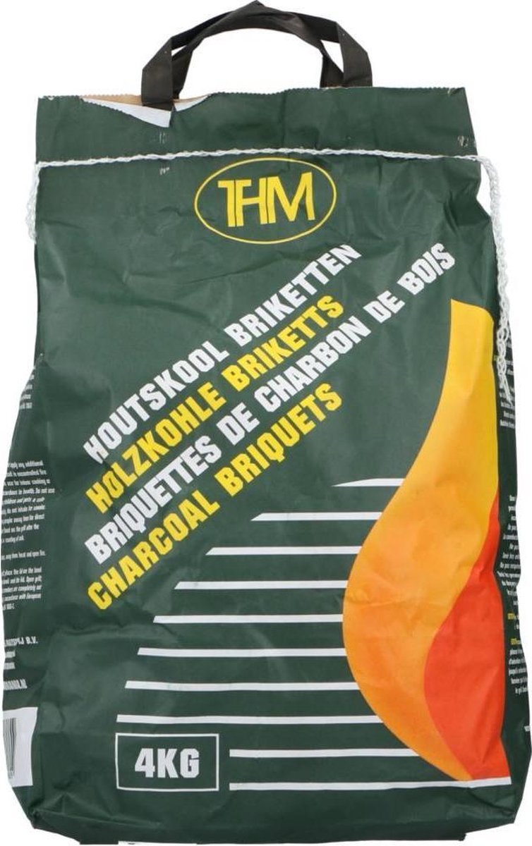 houtskool briketten 1 x 4 kg