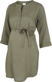 MAMA.LICIOUS MLMERCY 3/4 WOVEN TUNIC NOOS ECO A. Dames Jurk - Maat S