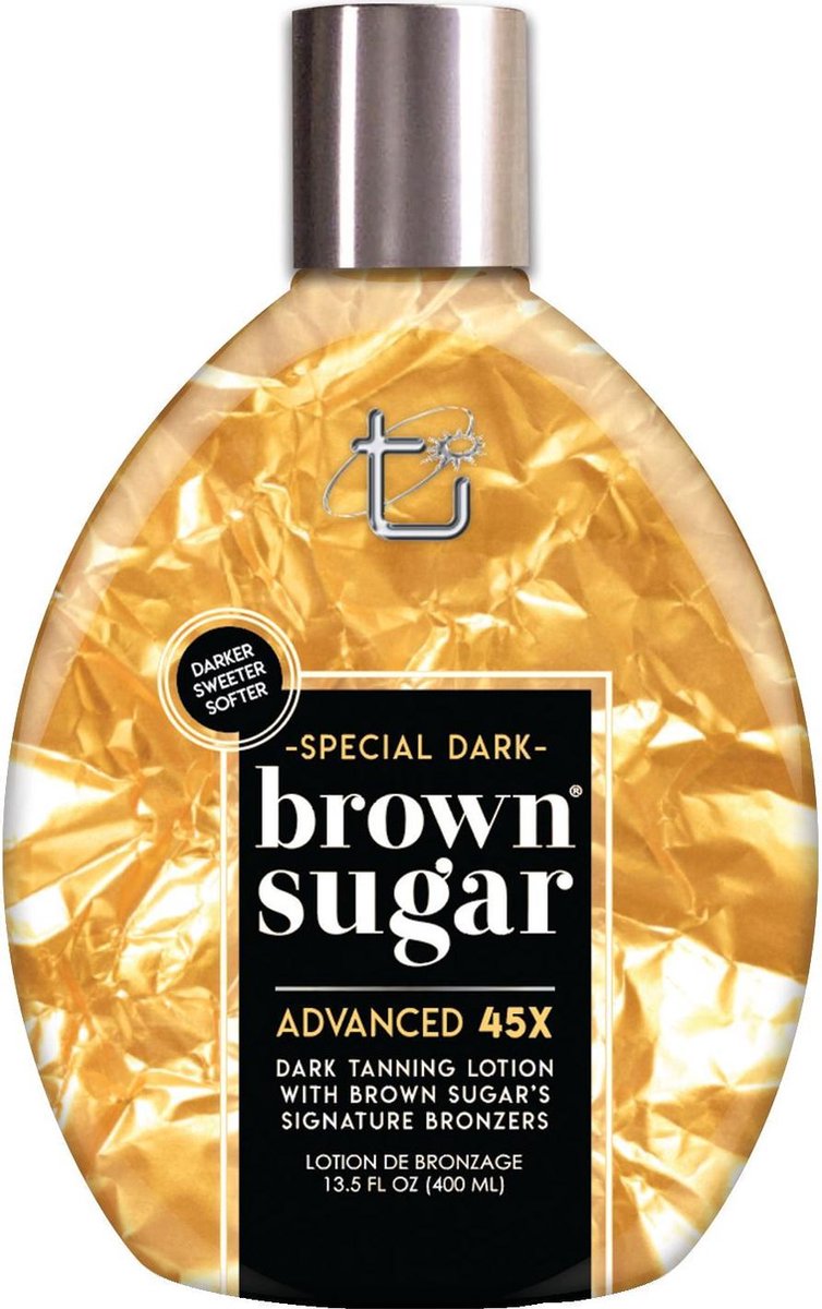 BROWN SUGAR SPECIAL DARK Zonnebankcreme ADVANCED 45X DARK BRONZER - 400 ml