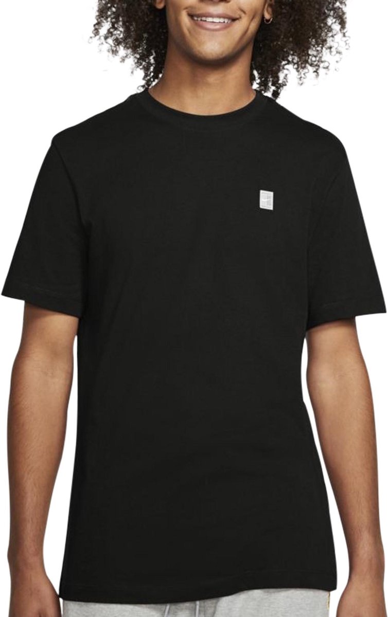 Nike Court Sportshirt - Maat XXL  - Mannen - zwart