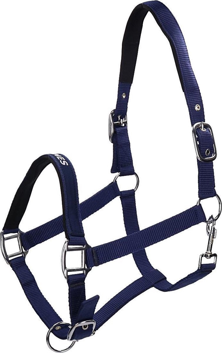 Hb Halster  Tekst - Dark Blue - cob