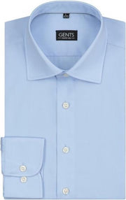 GENTS |  Overhemd Heren Volwassenen NOS Lichtblauw 0011 Maat L7 41/42 | Extra Lange Mouwen