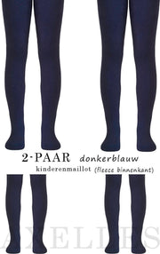 Warme kinderen maillot gevoerd (fleece binnenkant)