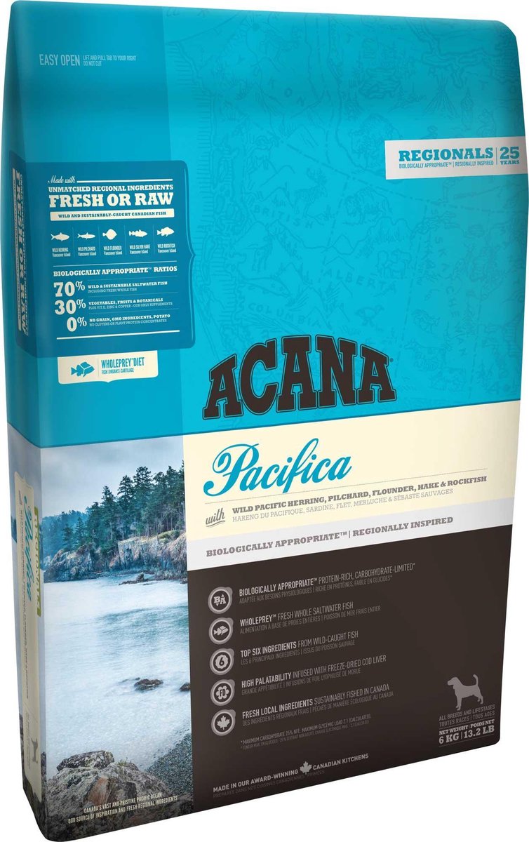 2 kg Acana regionals pacifica dog hondenvoer