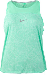 Nike Miler Running Top Sporttop - Maat XS  - Vrouwen - Groen