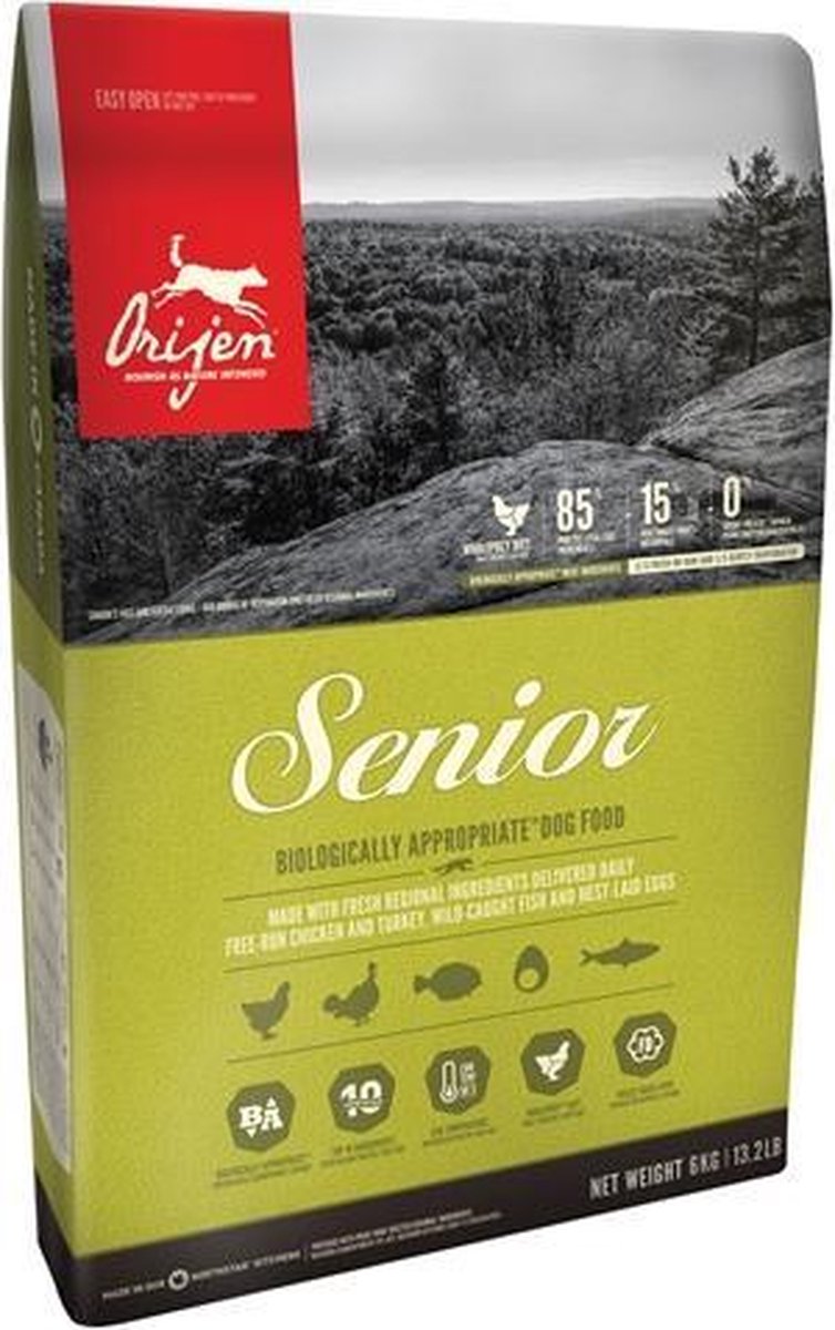 Orijen senior dog - 6 kg - 1 stuks