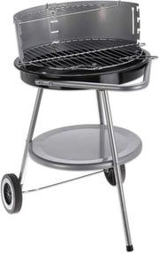 Houtskool Barbecue op Wieltjes met Aanpasbaar Rooster