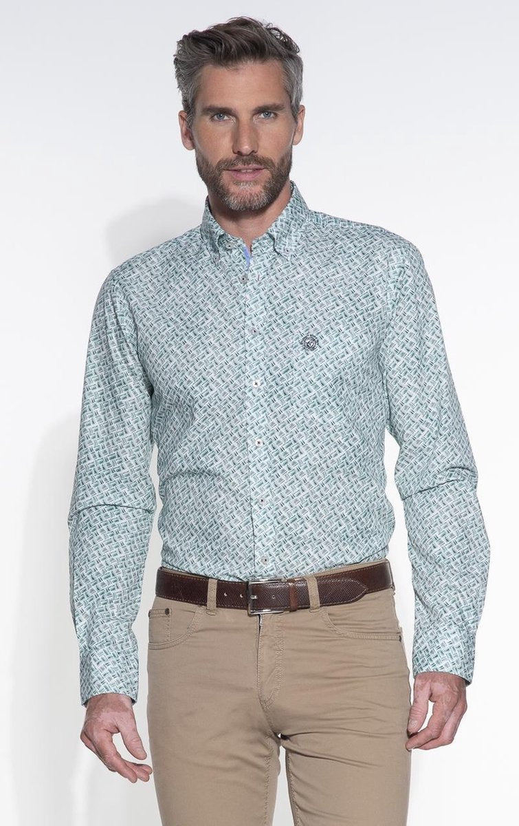 Campbell Classic Casual overhemd lange mouw