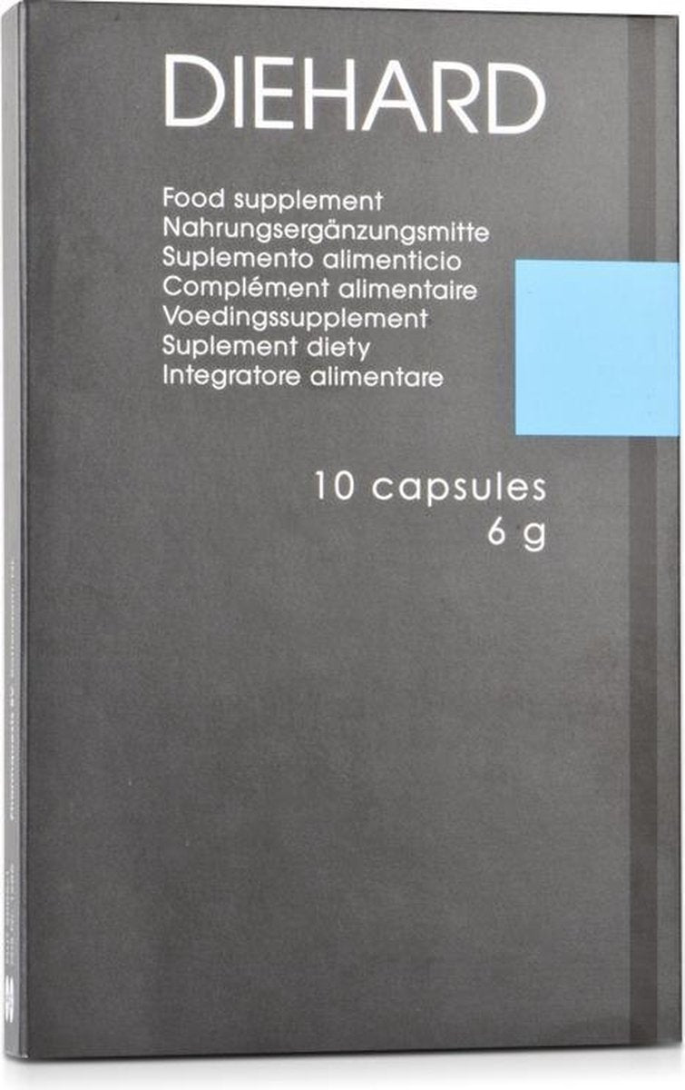 Shots Pharmquests erectie formule Diehard - 10 Capsules zwart