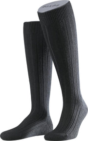 FALKE Teppich Im Schuh Heren Kniekous 15410 - Zwart 3000 black Heren - 39-40