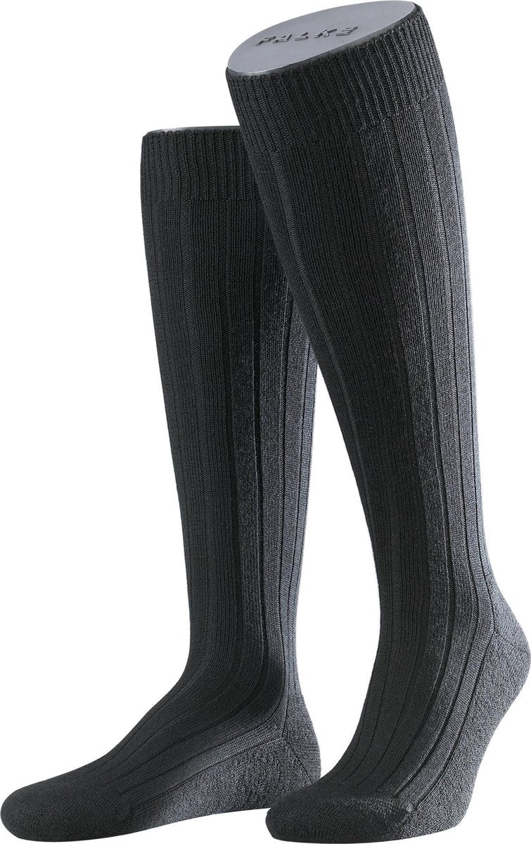 FALKE Teppich Im Schuh Heren Kniekous 15410 - Zwart 3000 black Heren - 39-40