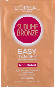 Zelfbronsende doekjes Sublime Bronze L'Oreal Make Up (2 uds)