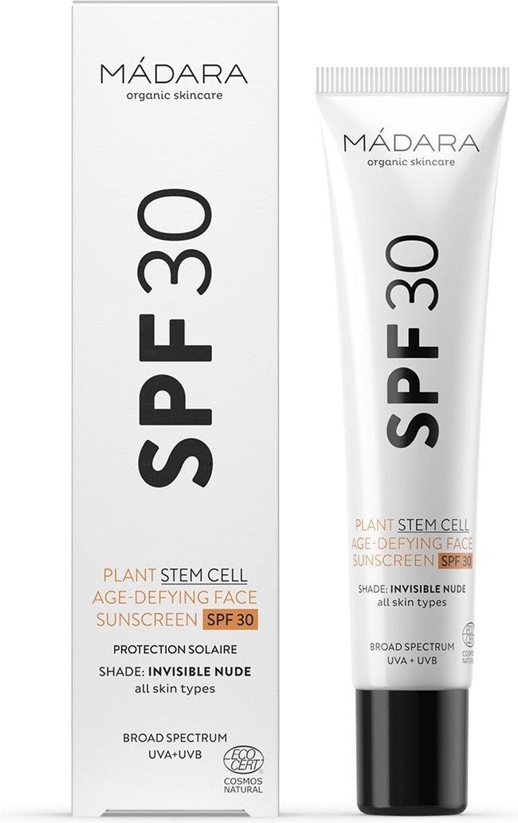 MÁDARA | Plant Stem Cell Age-defying Face Sunscreen SPF 30