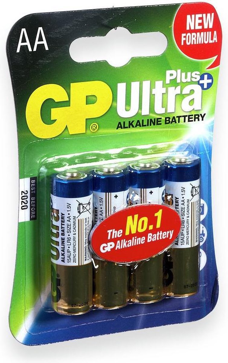 GP Ultra Plus Alkaline AA Mignon penlite