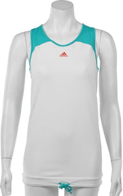 adidas Women's Response Tank Top - Sporttop -  Dames - Maat XS - Wit;Turquoise