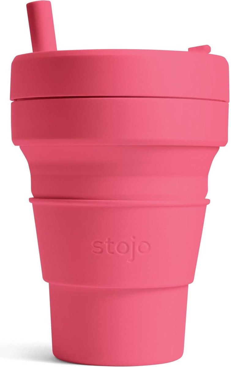 Stojo Biggie Cup Brooklyn - Uitgebreide Verpakking - 470 ml