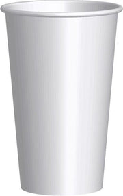 Kartonnen Drinkbeker To Go Wit 400cc/16oz - 1.000 stuks.