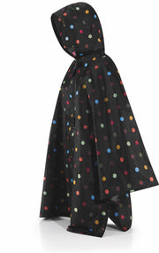 Reisenthel Mini Maxi Poncho RegenPoncho - Opvouwbaar - Dots Zwart