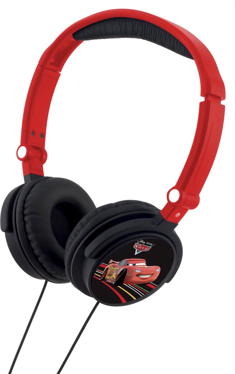 Lexibook Cars - On-ear koptelefoon - Rood/Zwart