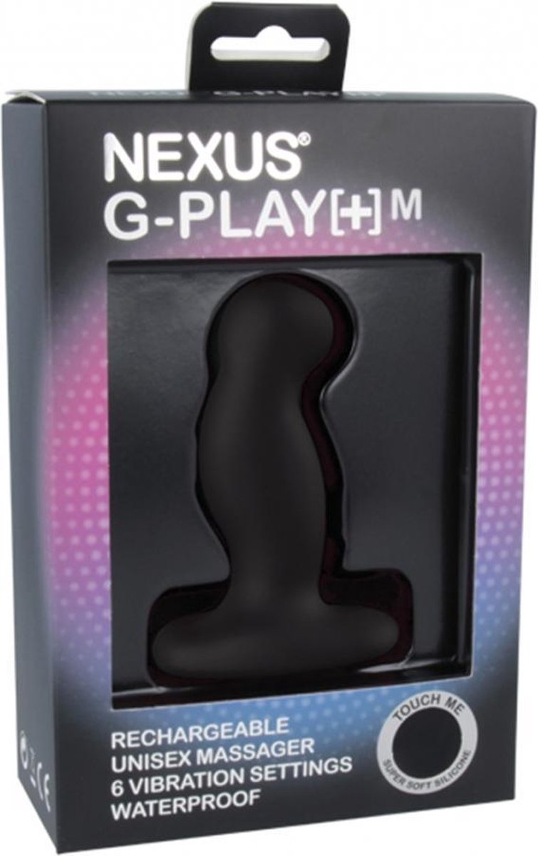 GPLAYMED+ Unisex Vibrator - Black - Silicone Vibrators