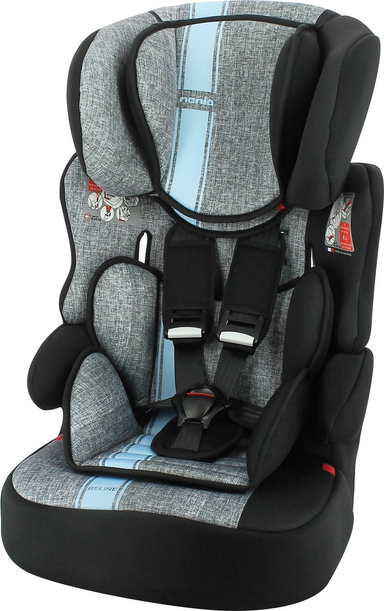 Nania Autostoel groep 1/2/3 - Beline Linea - Grijs/Blauw