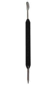 Barista Latte Art Pen - Zilveren RVS pen met zwart handvat