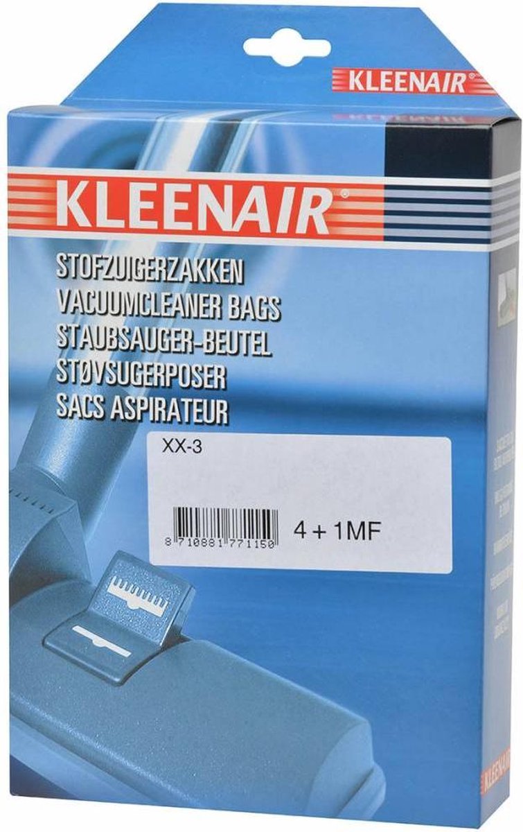 Kleenair Micro Fiber Stofzuigerzakken HPF XX3 AFK/Tristar - 20 stuks + 5 Filter