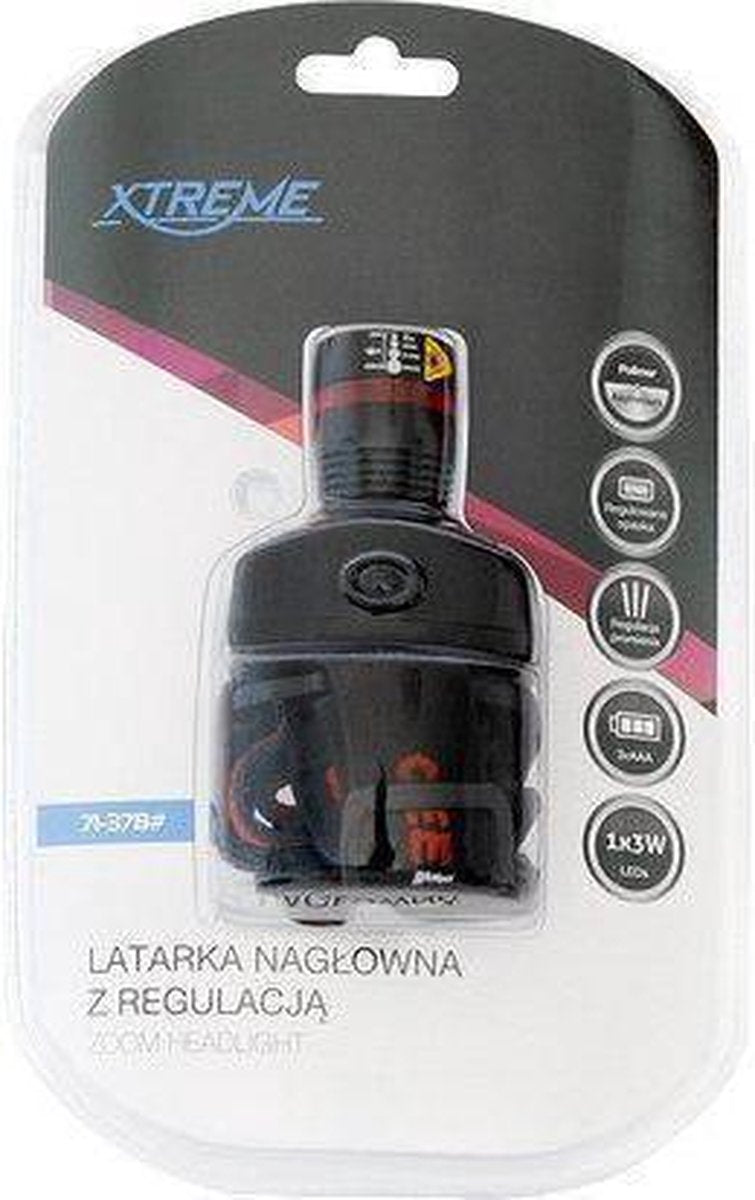 Zaklamp 3W verstelbare hoofdband XTREME