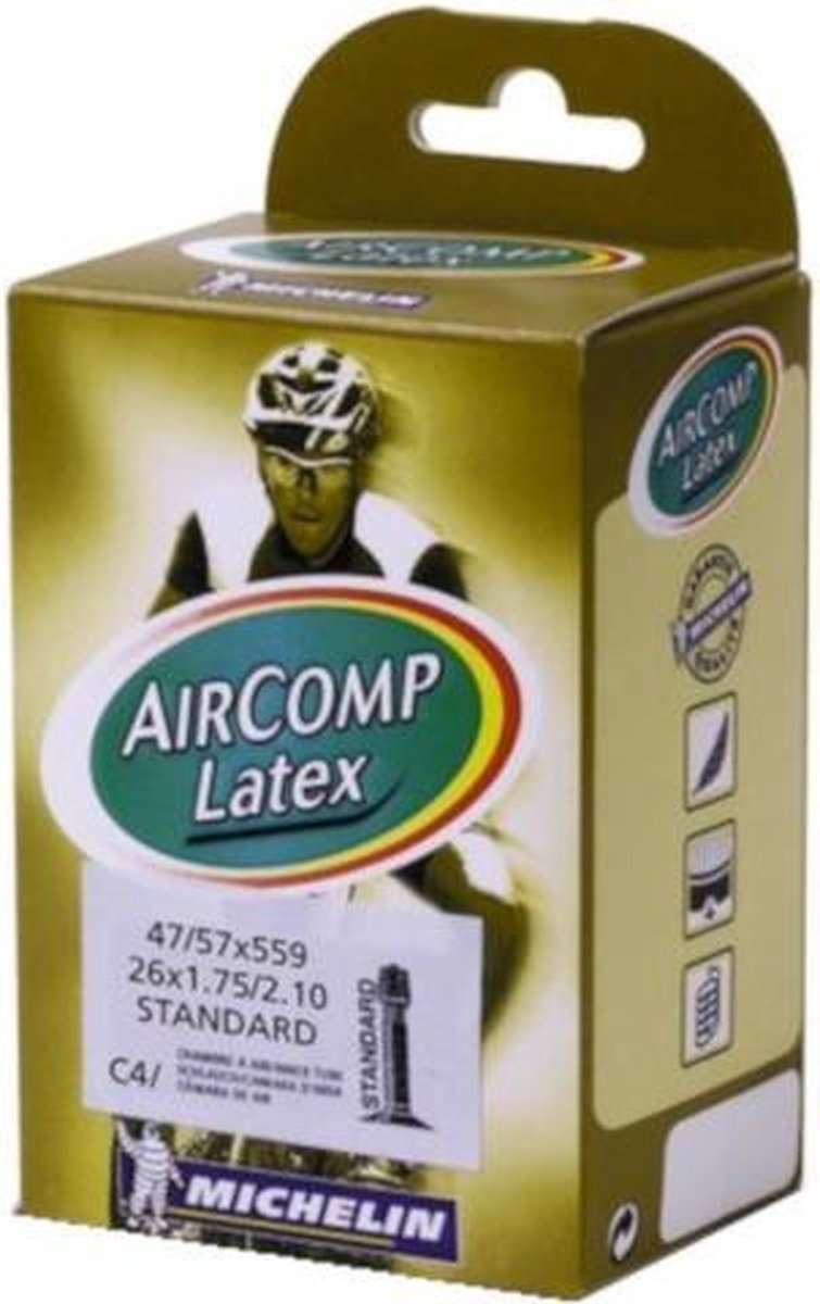 Michelin Binnenband Aircomp C4 Latex 26 X 1.75-2.25 (47/57-559)