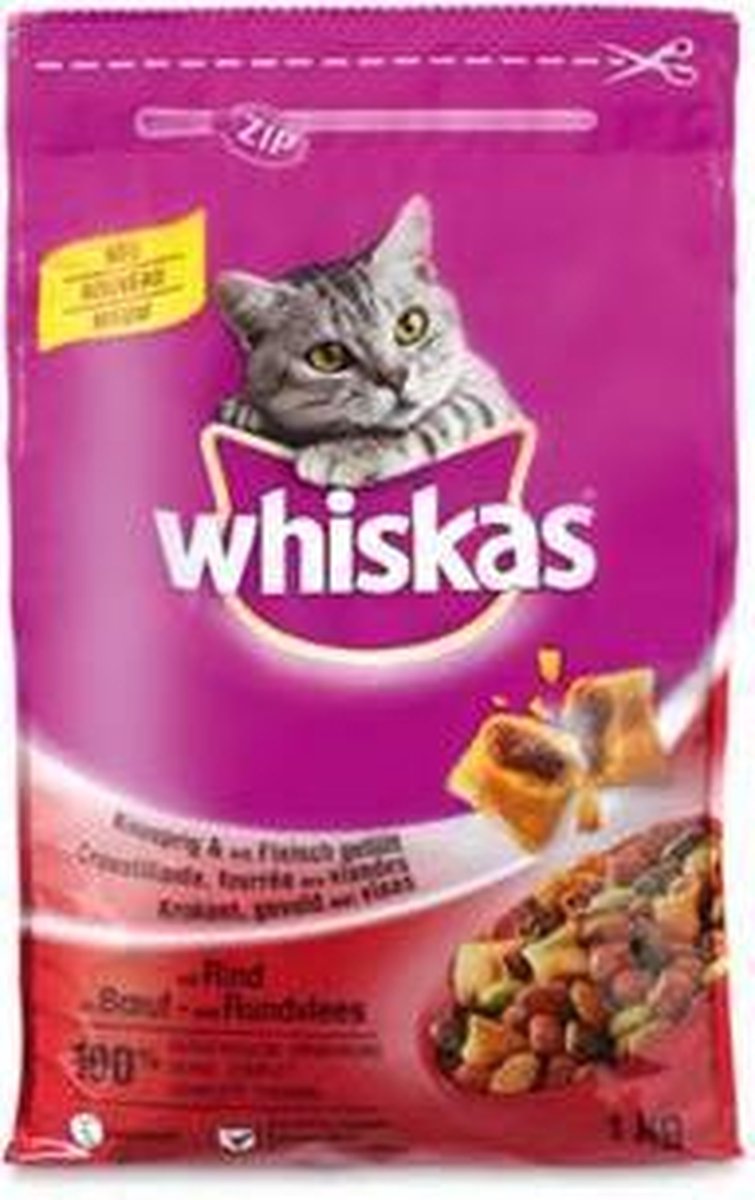 Whiskas Adult - Rund - 3x 1 kg