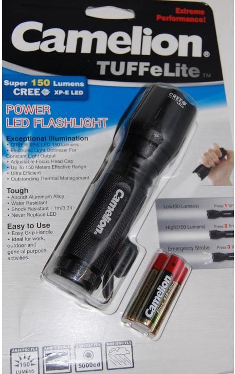 Camelion TuffeLite T7012 3Watt LED + 3 AAA