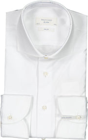 Profuomo   Overhemd Wit Getailleerd - Maat UK15-EU38 - Heren - Never out of stock Collectie - Katoen