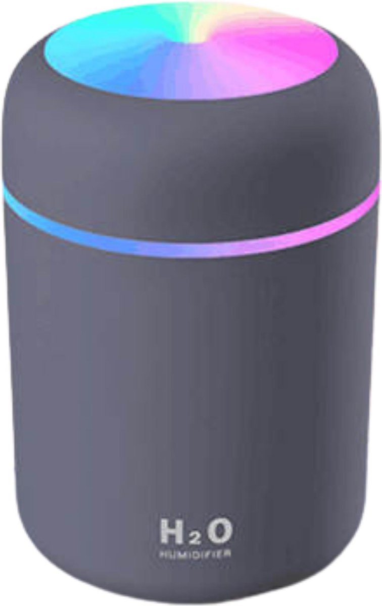 DecoRD Airbuddy - 3in1 Geurverspreider - Aroma diffuser Geschikt voor Olie en Aroma - Luchtbevochtiger met LED Licht - Zwart