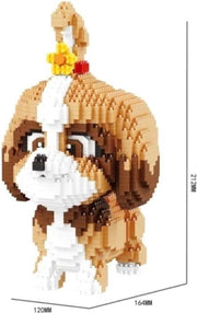 Diamond Bricks - Hond met strikje