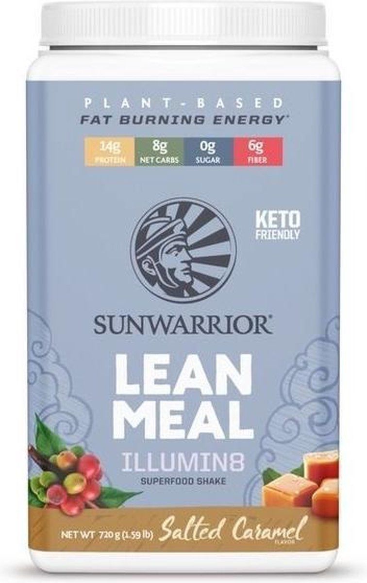 SUNWARRIOR LEAN MEAL ILLUMIN8 Salted Caramel 720 GRAM