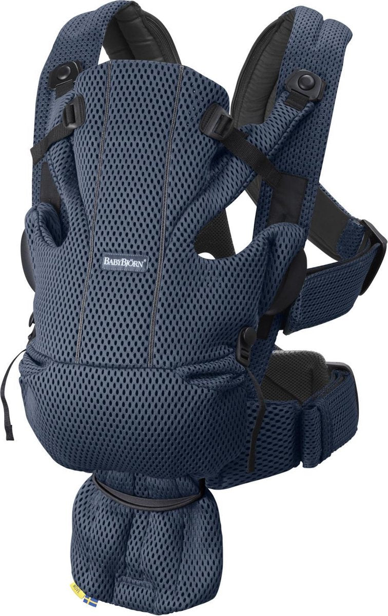 BABYBJÖRN Draagzak MOVE - Marineblauw 3D Mesh